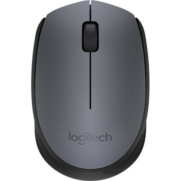 Беспроводная мышь Logitech M170 серого цвета, оптическая мышь для ноутбуков, нано-приемник, розничная продажа